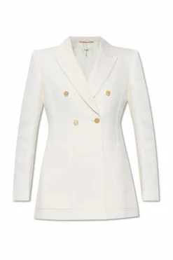 Chloé cream Double-breasted blazer