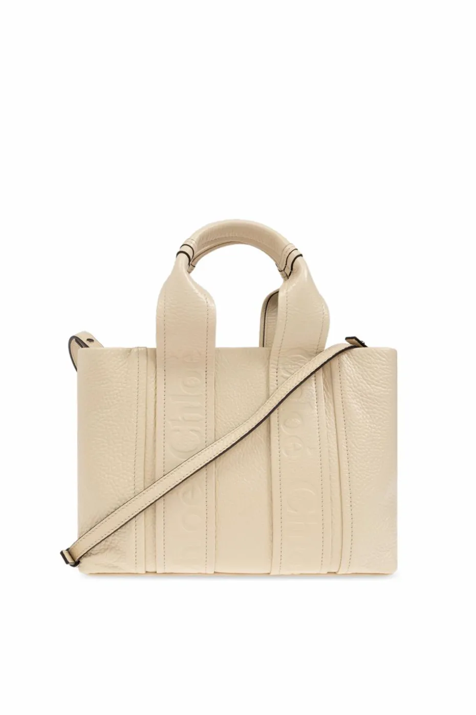 Chloé cream Handbag 'Woody Small' by Chloé