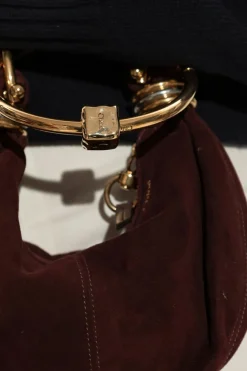 Chloé GOLD Brass bag pendant