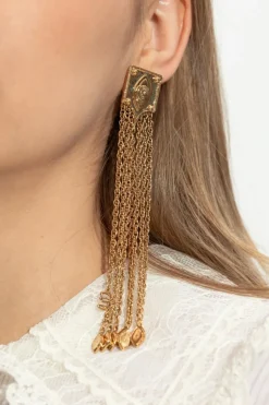 Chloé GOLD Brass earrings