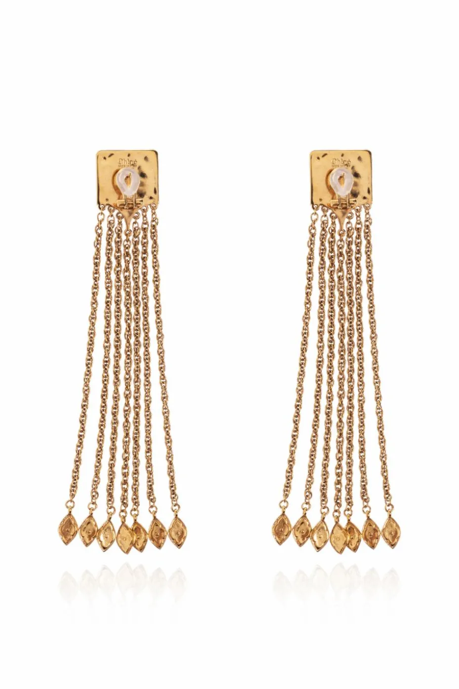 Chloé GOLD Brass earrings