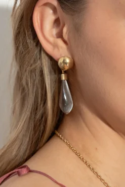 Chloé GOLD Brass earrings