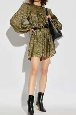 Chloé GOLD Dress with Lurex Thread