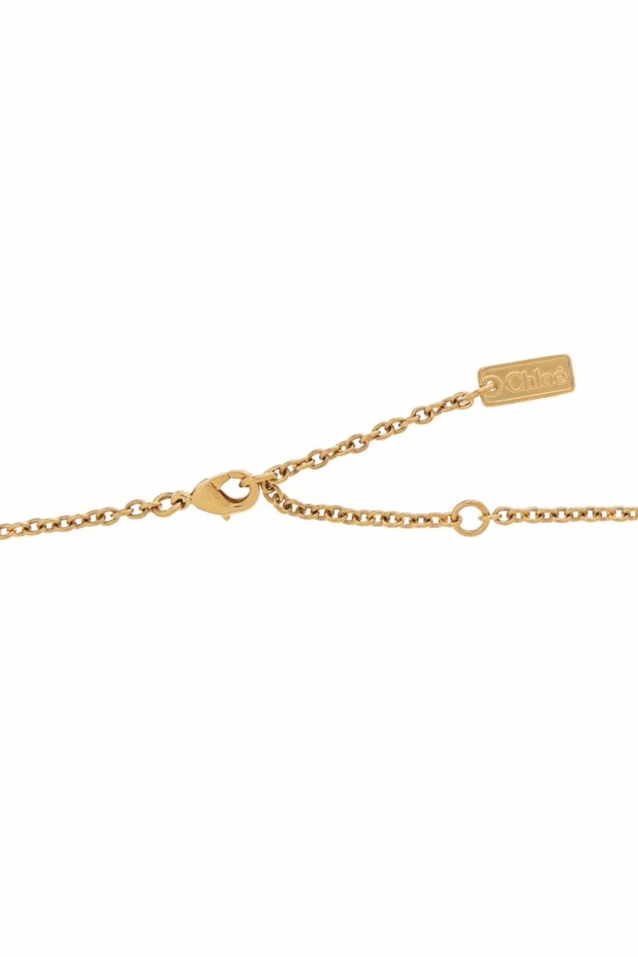 Chloé GOLD Necklace with logo