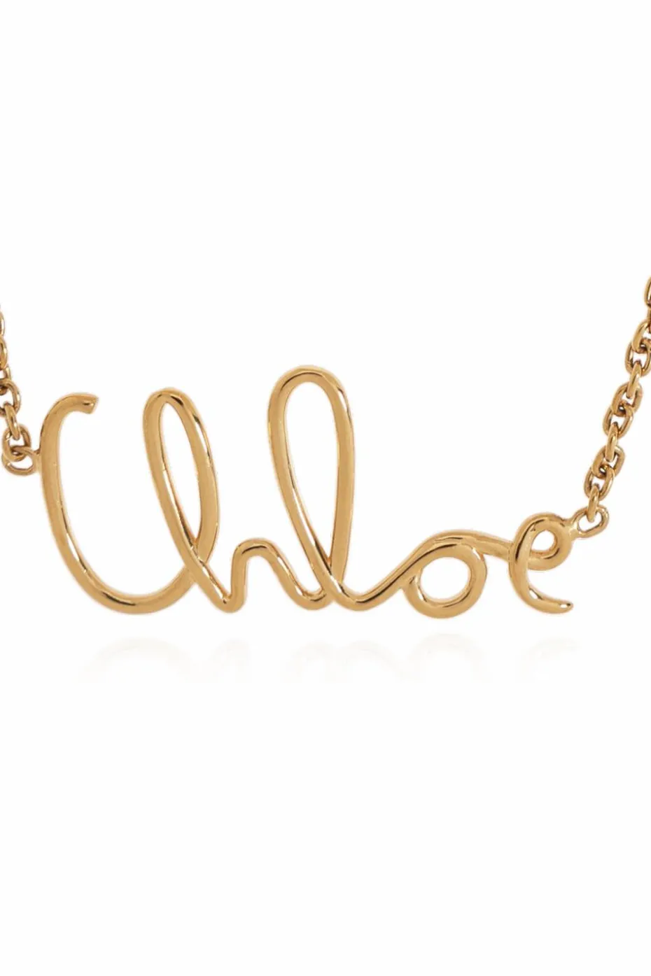 Chloé GOLD Necklace with logo