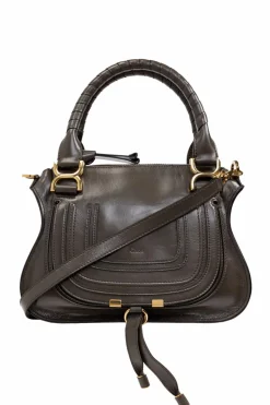 Chloé GREEN Handbag Marcie Double Small