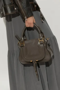 Chloé GREEN Handbag Marcie Double Small