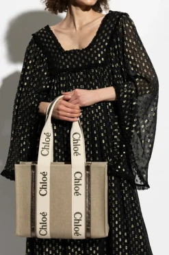 Chloé GREY Bag Woody Medium type shopper