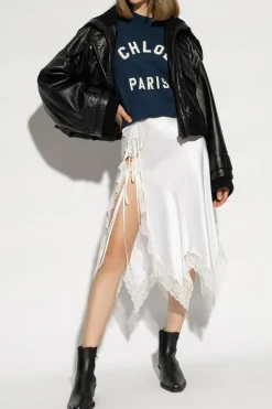Chloé NAVY BLUE Sweatshirt with logo
