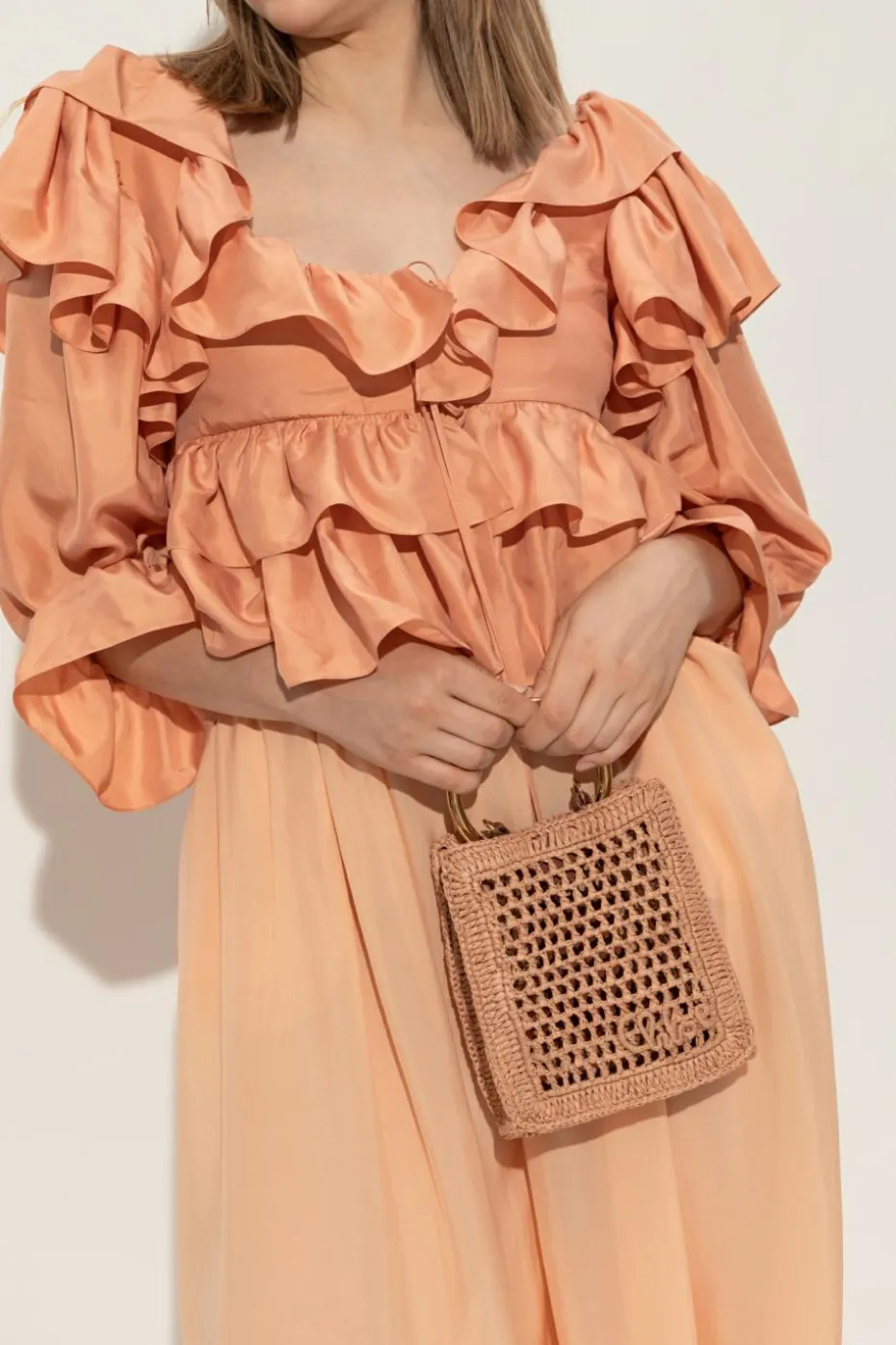 Chloé PINK Handbag "Summer Banana Mini"