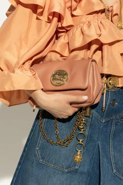 Chloé PINK Shoulder bag `Heritage Small`