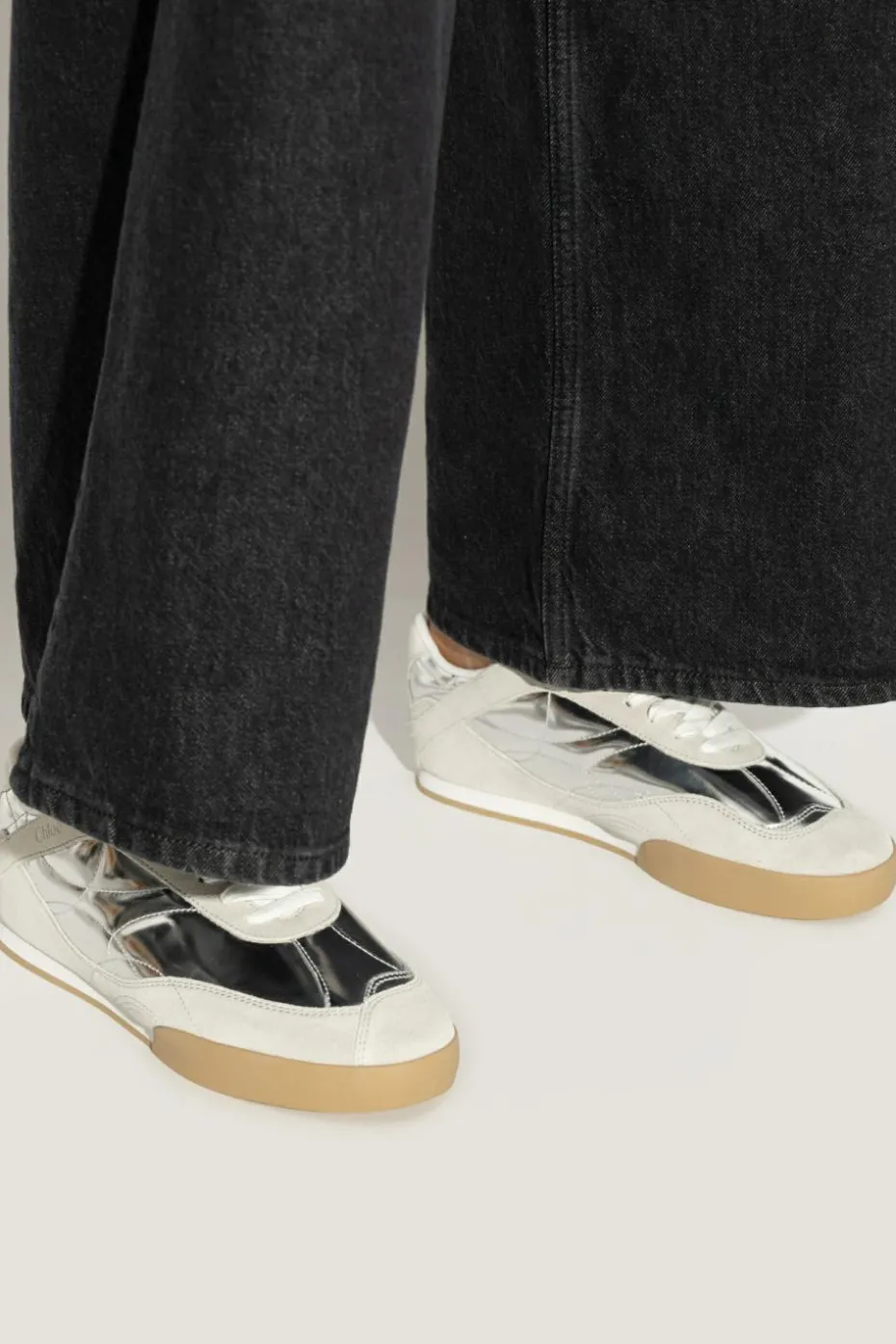 Chloé SILVER Sports shoes "Kick"
