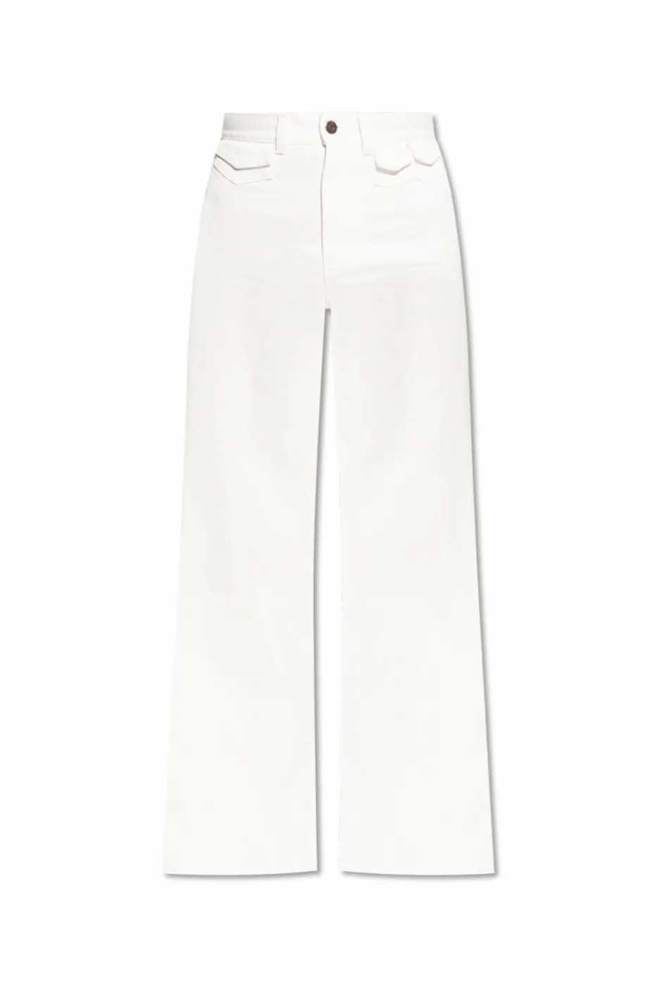 Chloé WHITE Jeans with flared legs