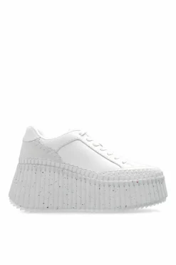 Chloé WHITE ‘Nama’ platform sneakers
