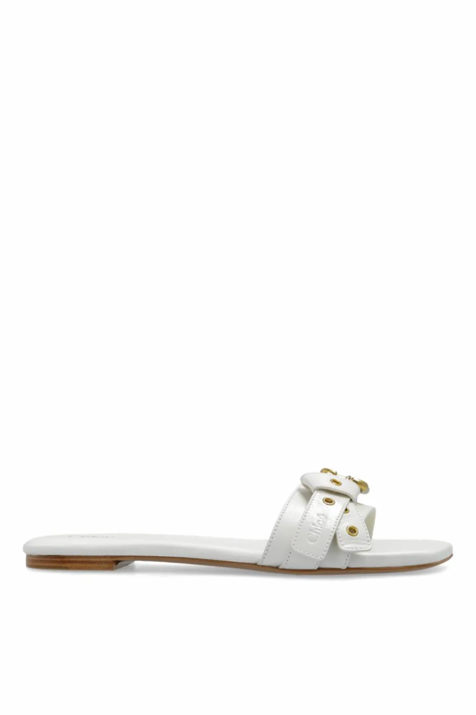 Chloé WHITE Slides Mae