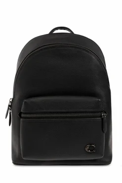 Coach BLACK Backpack with logo