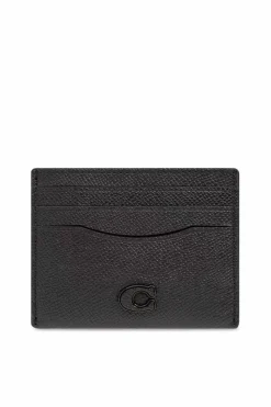 Coach BLACK Card case with logo