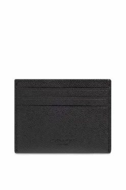 Coach BLACK Card case with logo