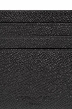 Coach BLACK Card case with logo