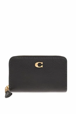 Coach BLACK Card case with logo
