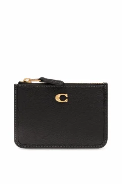 Coach BLACK Card case with logo