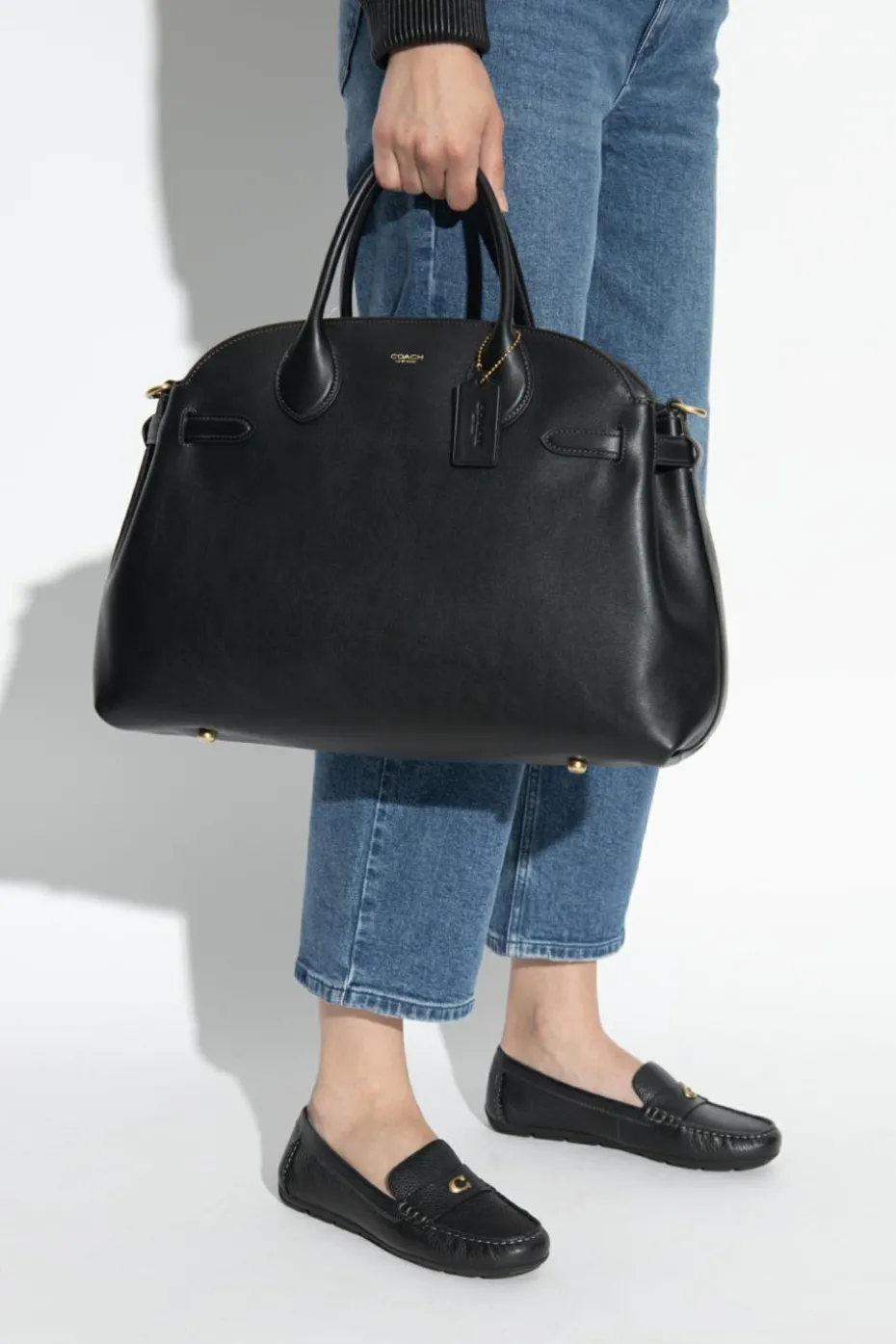 Coach BLACK Handbag "Empire Carryall 40"