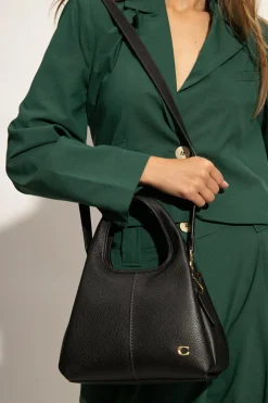 Coach BLACK ‘Lana’ hand bag with logo