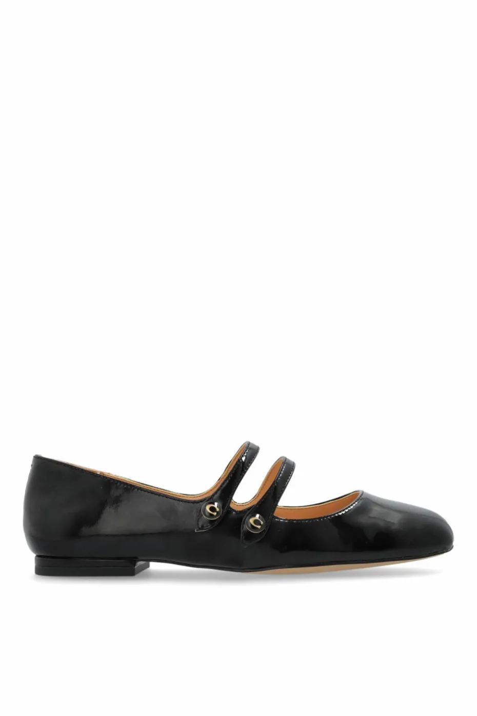 Coach BLACK Leather ballet flats