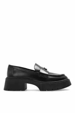Coach BLACK Leather shoes Leach