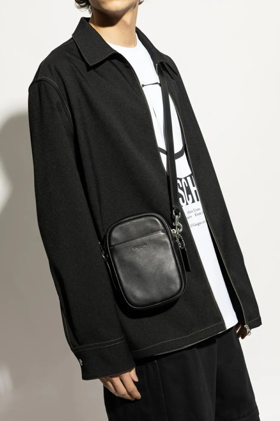 Coach BLACK Leather shoulder bag
