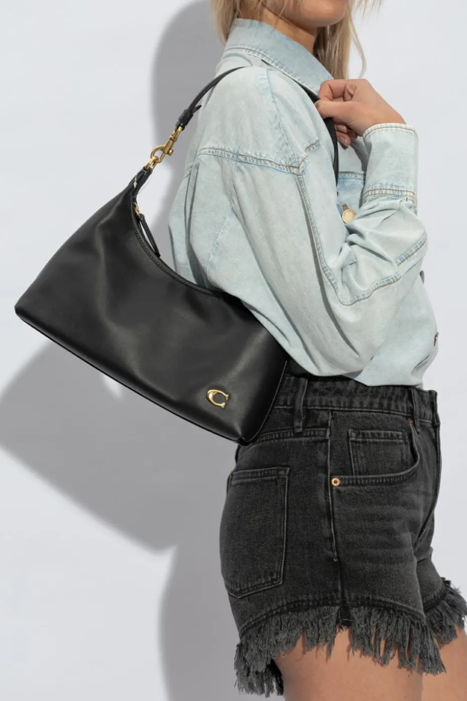 Coach BLACK Shoulder Bag 'Juliet'