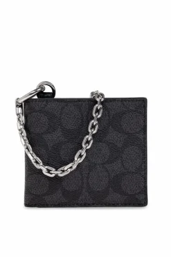 Coach BLACK Wallet with Chain