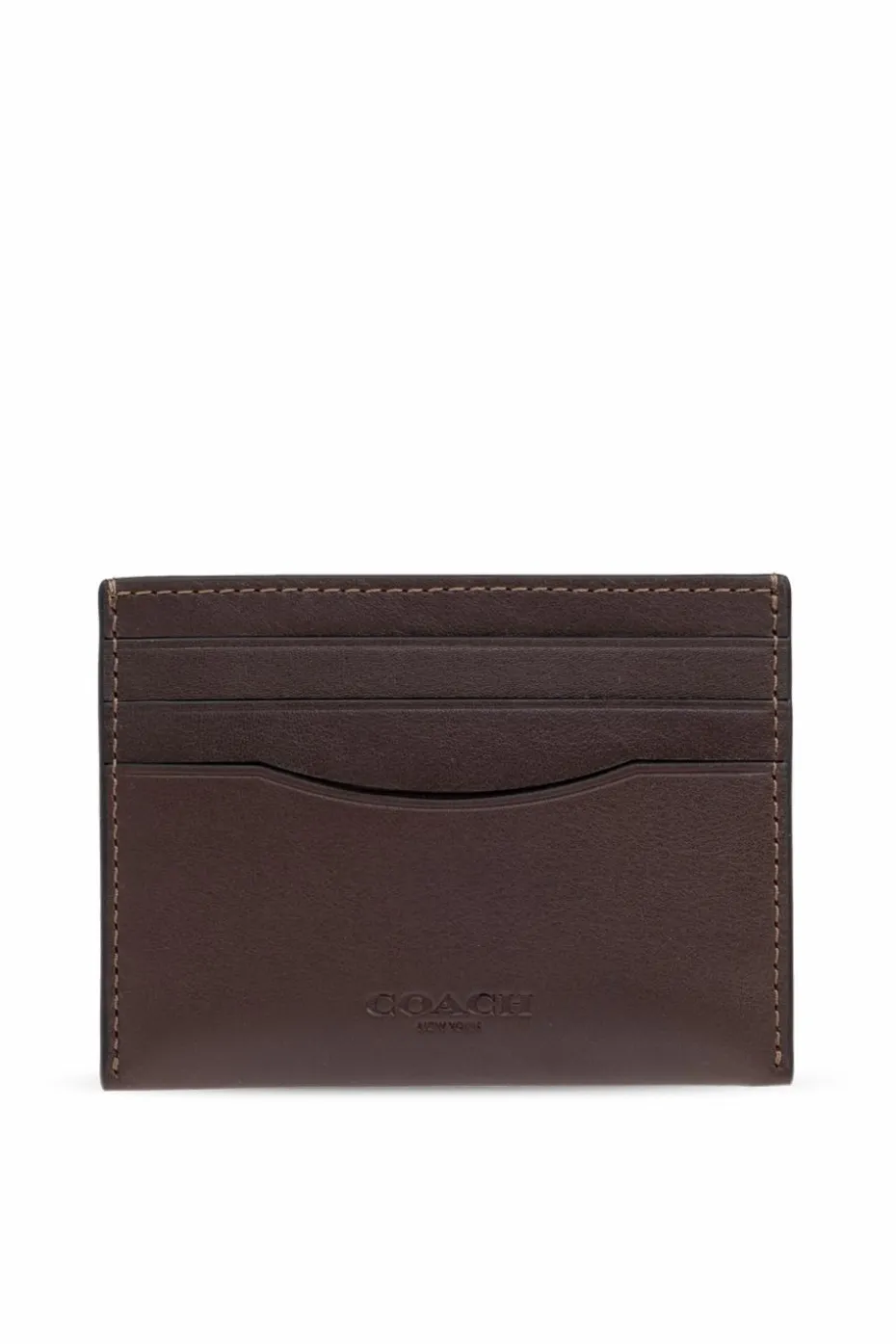 Coach BROWN Leather card case