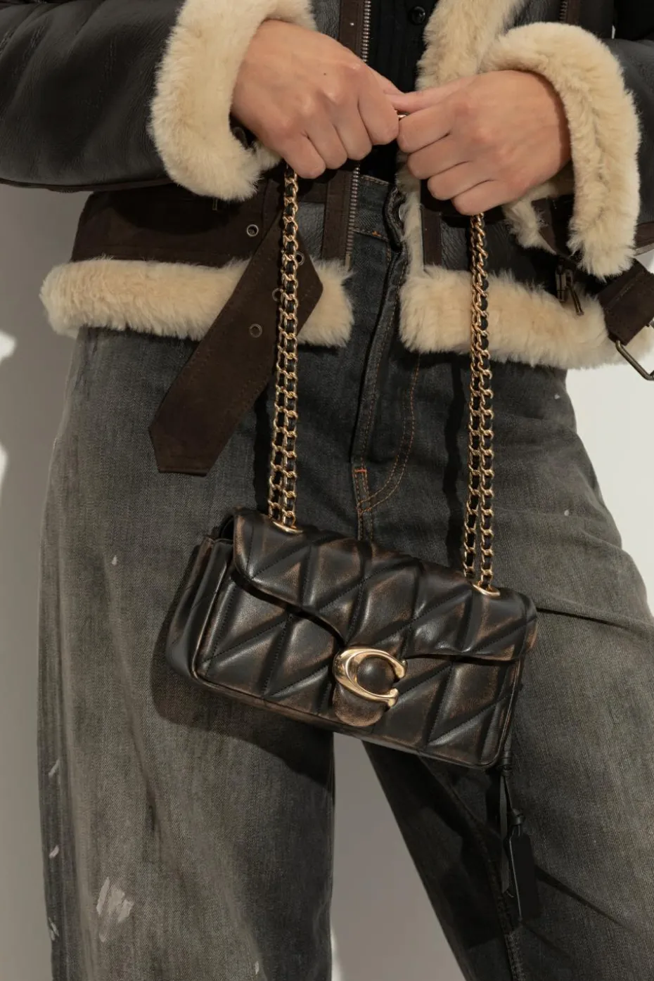 Coach BROWN Shoulder bag "Tabby 20"