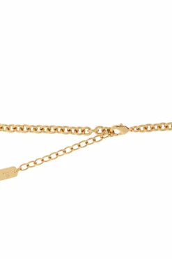 Coach GOLD Necklace with colorful appliqués