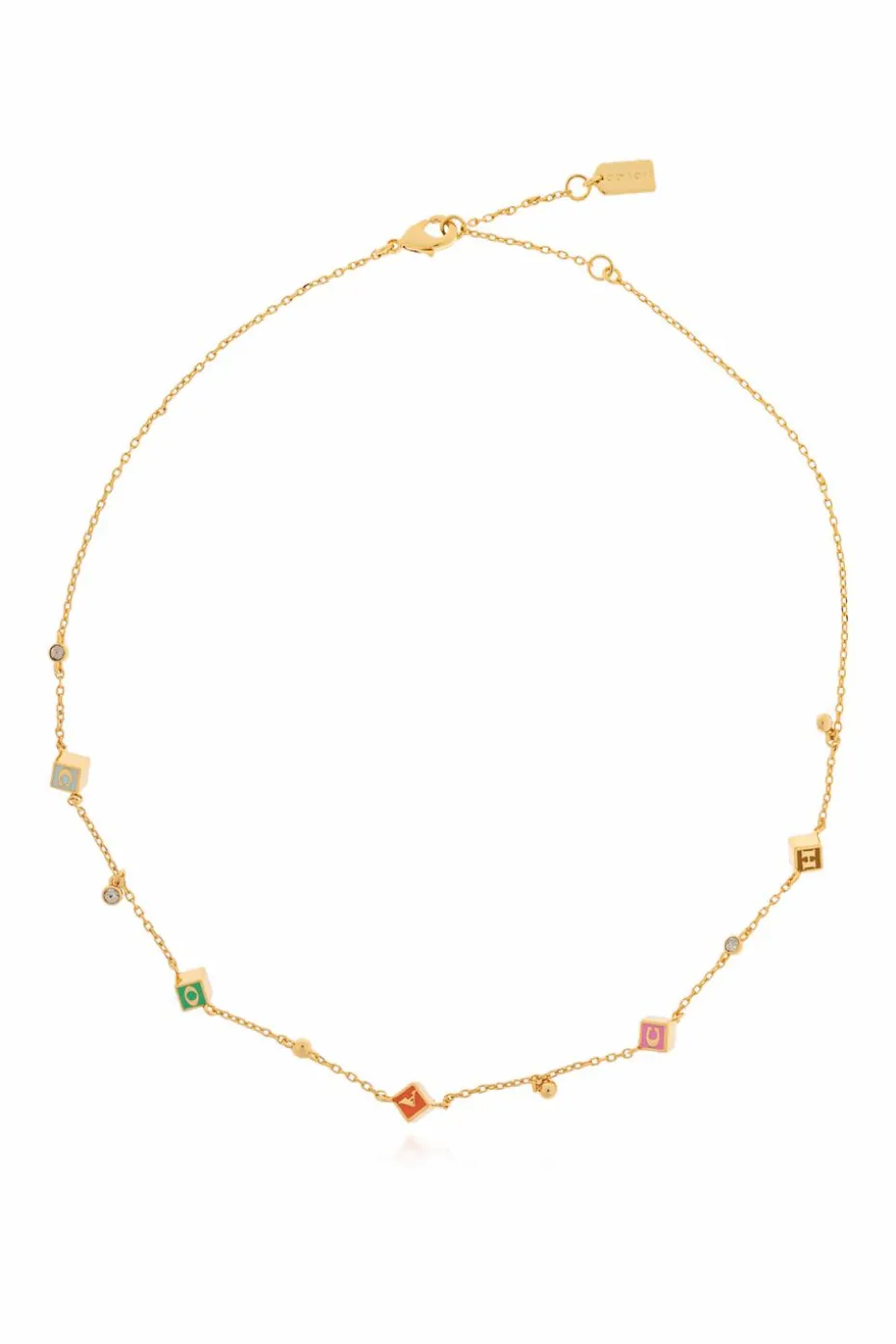 Coach GOLD Short necklace with pendants