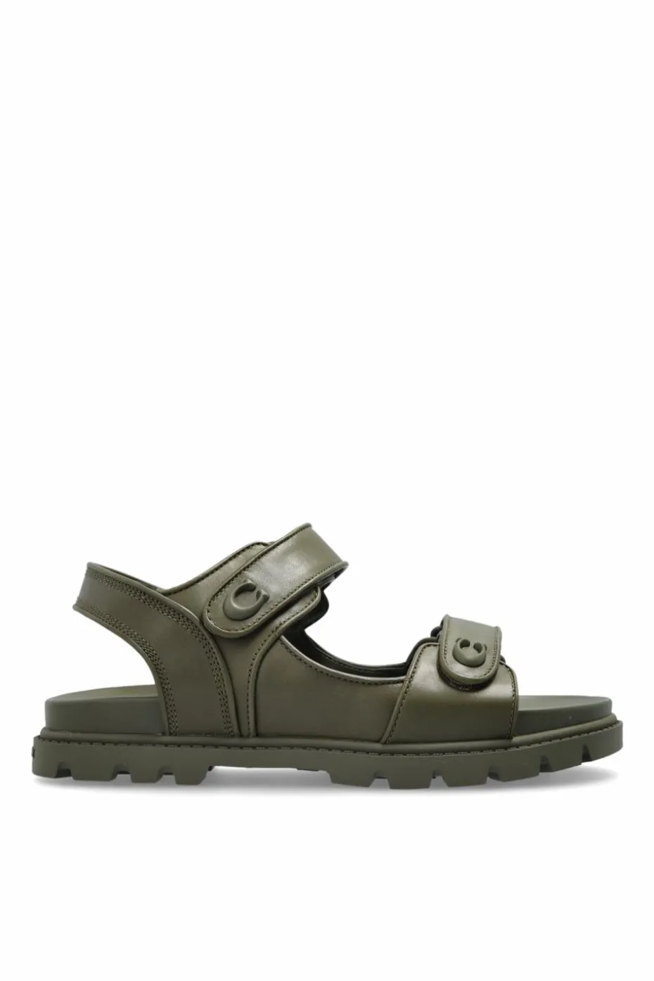 Coach GREEN Sandals with logo