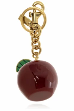 Coach RED Keychain with charm