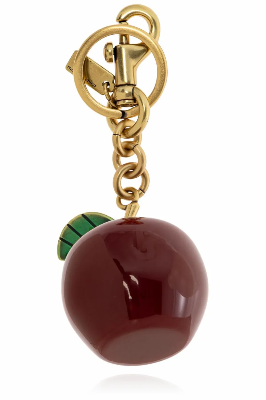 Coach RED Keychain with charm