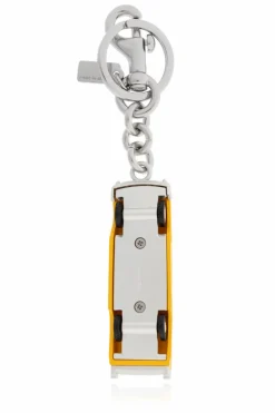 Coach YELLOW Keychain with charm