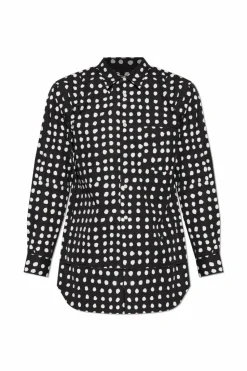 Comme des Garçons Black BLACK Shirt with polka dot pattern