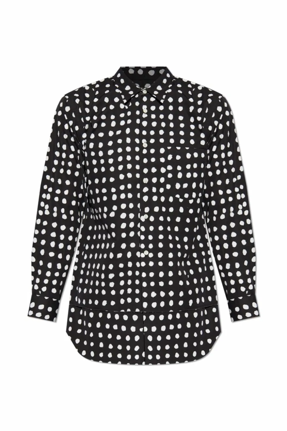 Comme des Garçons Black BLACK Shirt with polka dot pattern