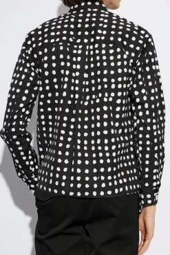 Comme des Garçons Black BLACK Shirt with polka dot pattern
