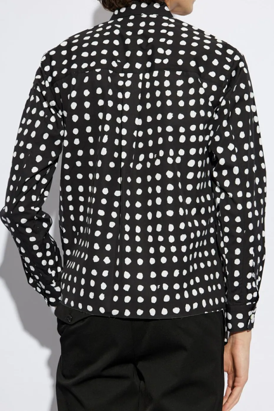 Comme des Garçons Black BLACK Shirt with polka dot pattern