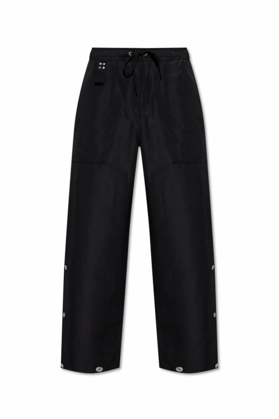 Comme des Garçons Homme Plus BLACK Pants with fastenings
