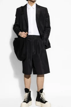 Comme des Garçons Homme Plus BLACK Blazer with linen finish