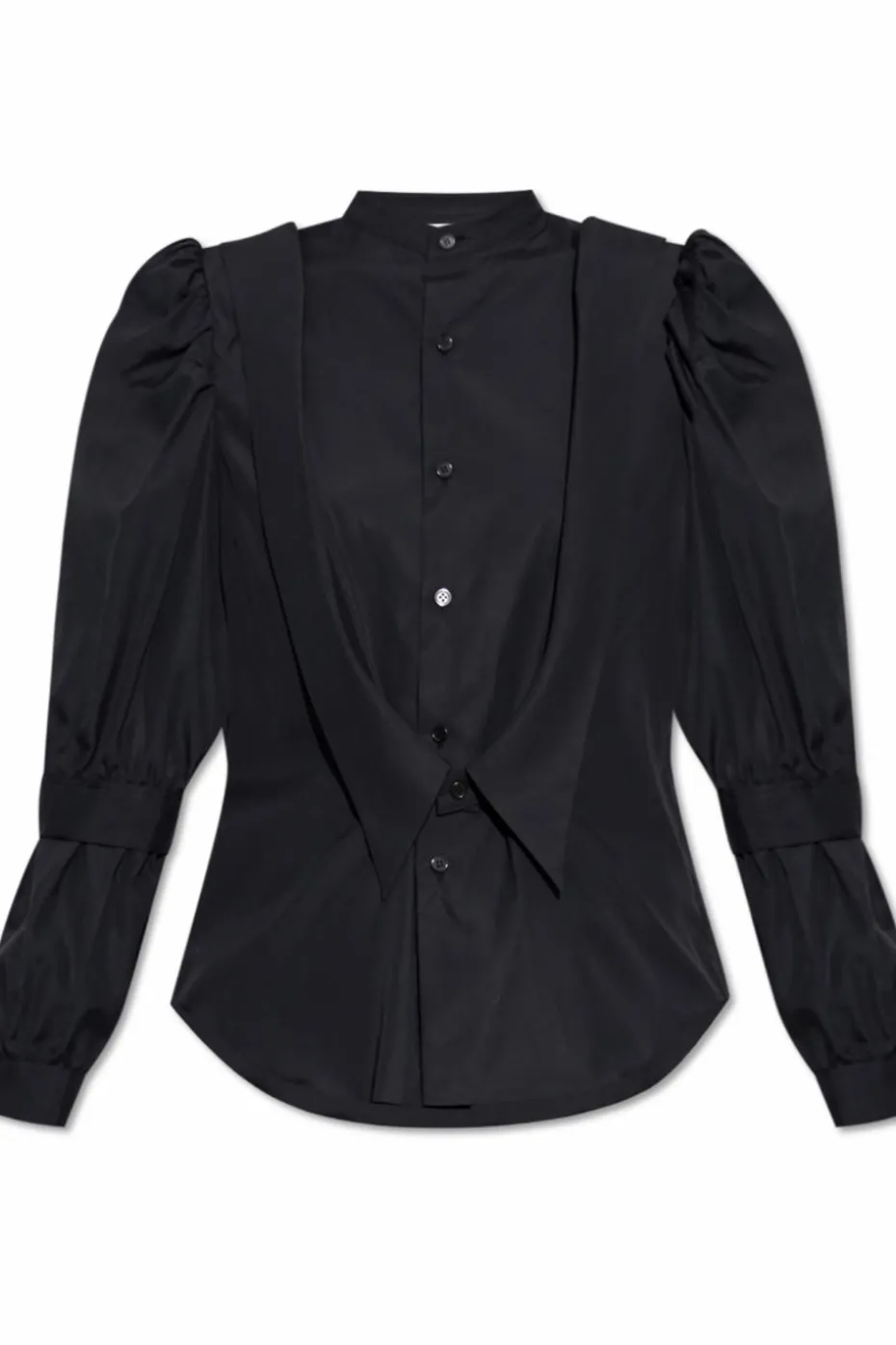 Comme des Garçons Noir Kei Ninomiya BLACK Shirt with puff sleeves