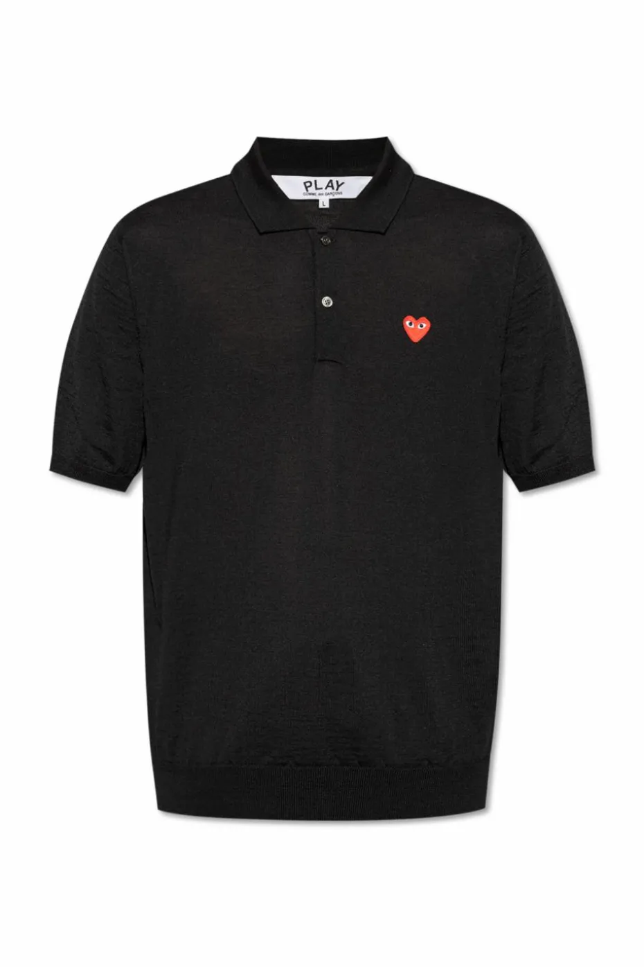 Comme des Garçons Play BLACK Wool Polo