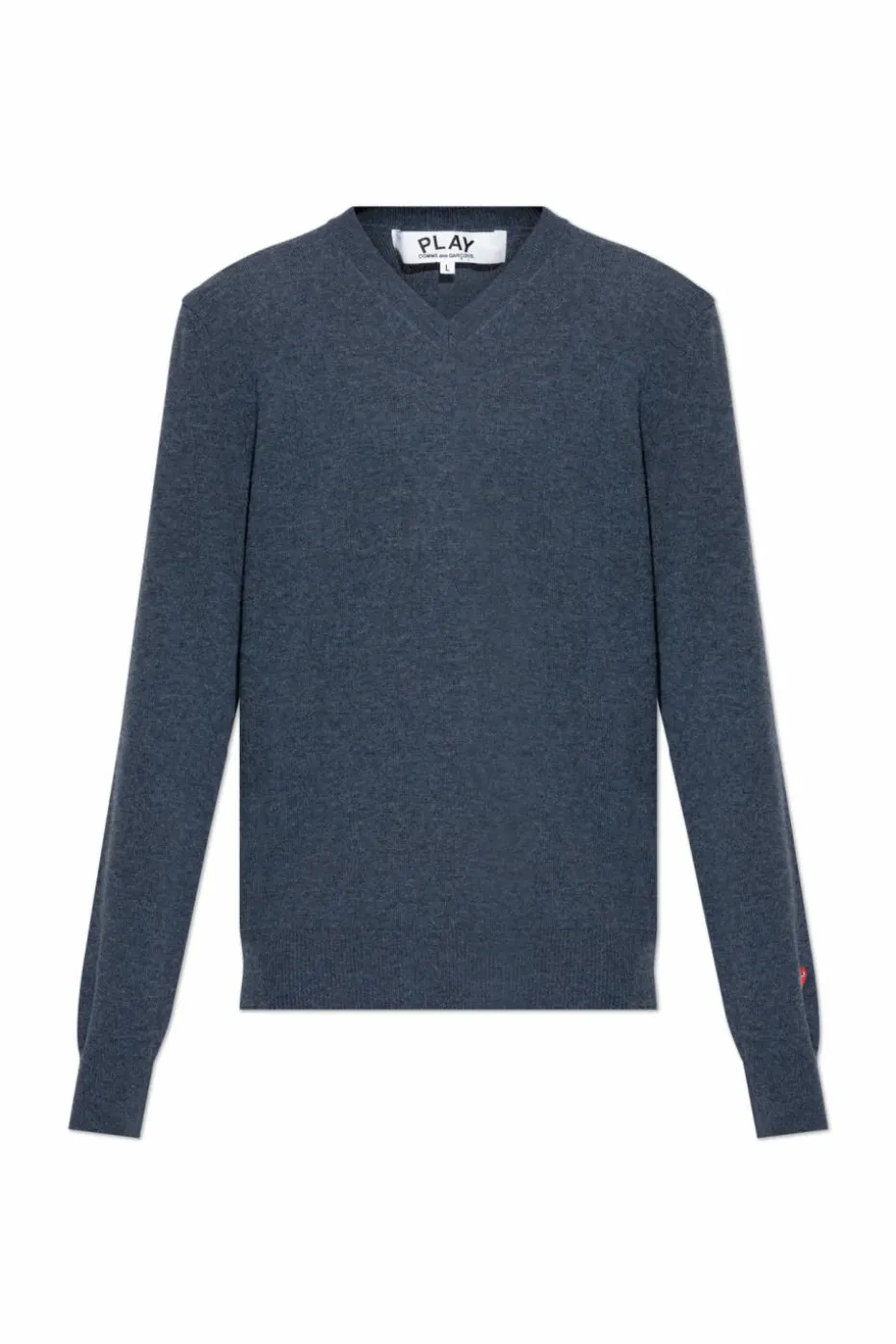 Comme des Garçons Play BLUE V-neck sweater