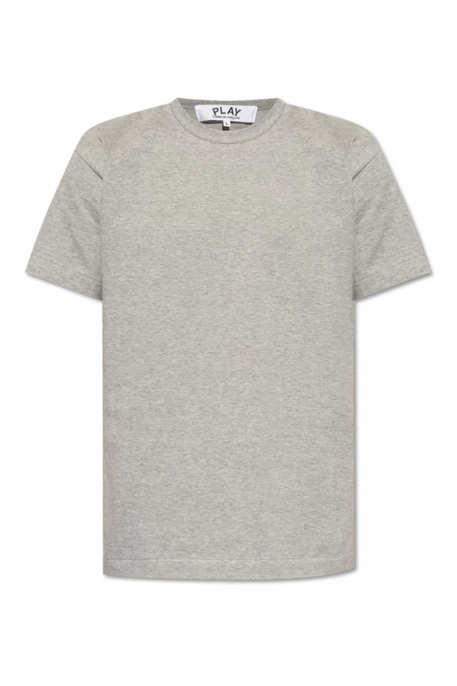 Comme des Garçons Play GREY T-shirt with logo patch